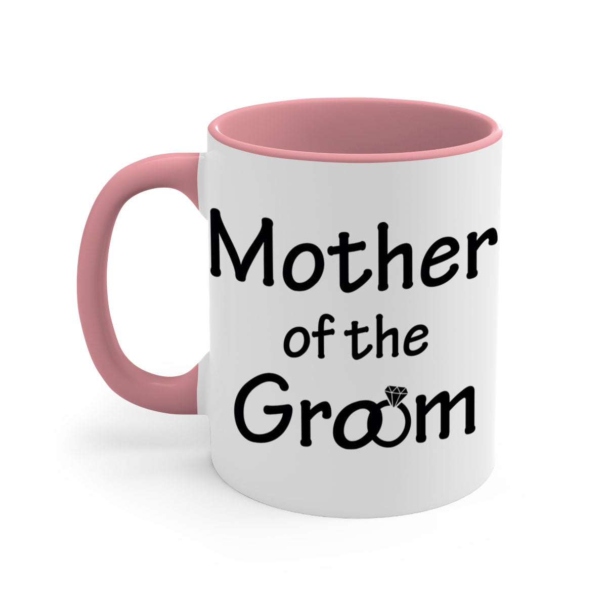 Bride Squad 3# Mug featuring a two-tone design with a colored handle and glossy finish, available in multiple colors.