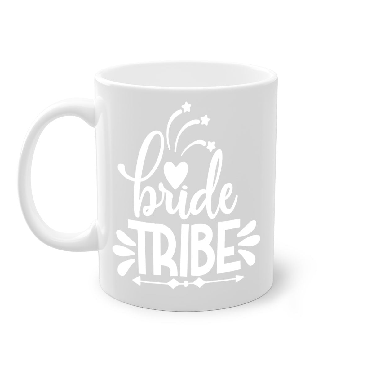 Bride tribee 7# Mug featuring a glossy finish with a colored handle and interior, available in five vibrant colors.