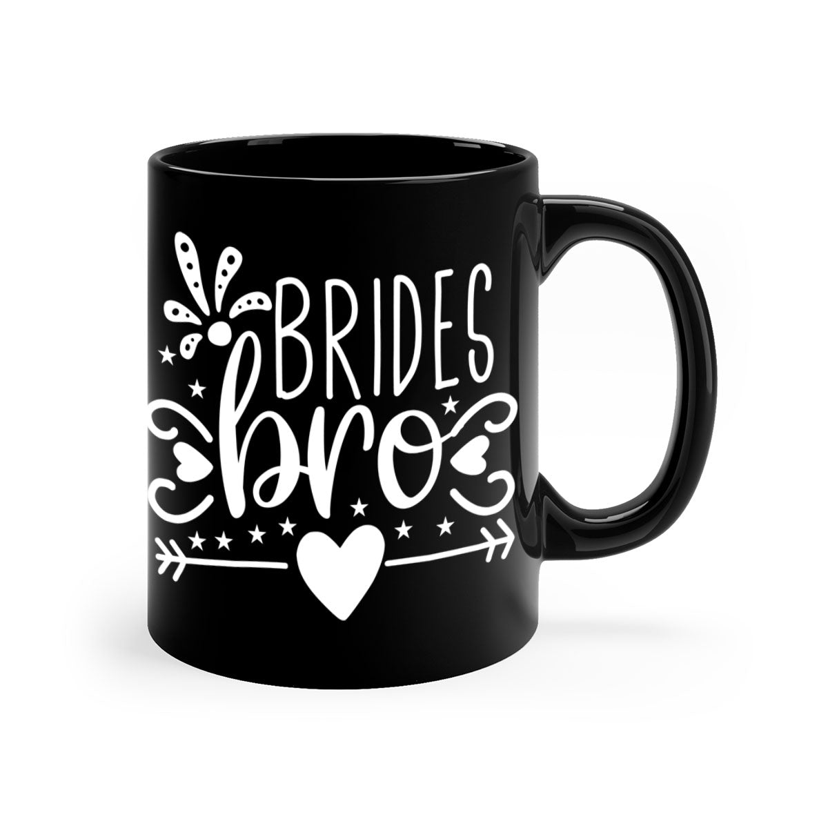 Brides bro 6# Mug featuring a glossy finish with a colored handle and interior, available in five vibrant colors.