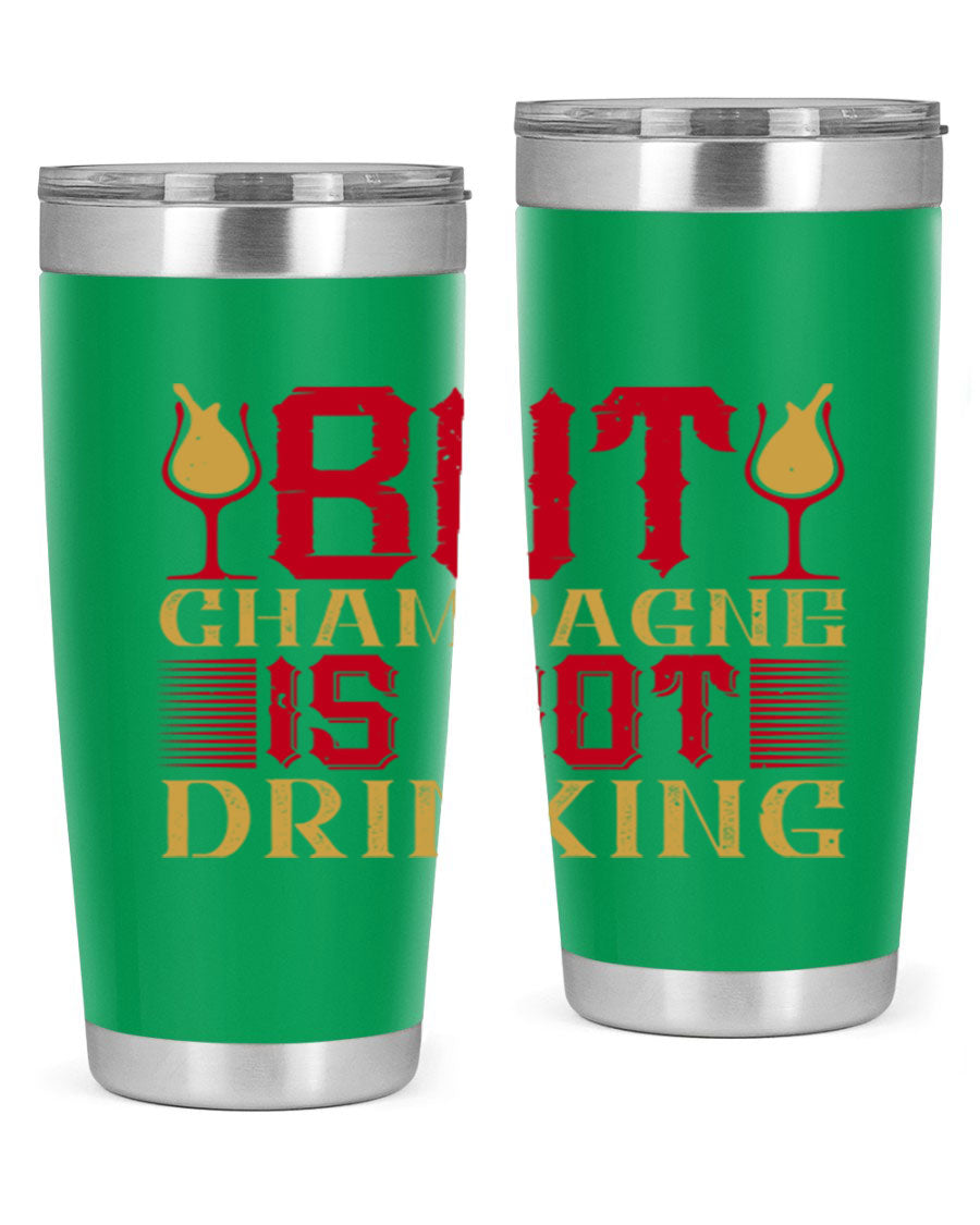 A stylish 20oz stainless steel tumbler with a copper lining, designed to keep drinks hot or cold for hours, featuring a drink-thru lid.