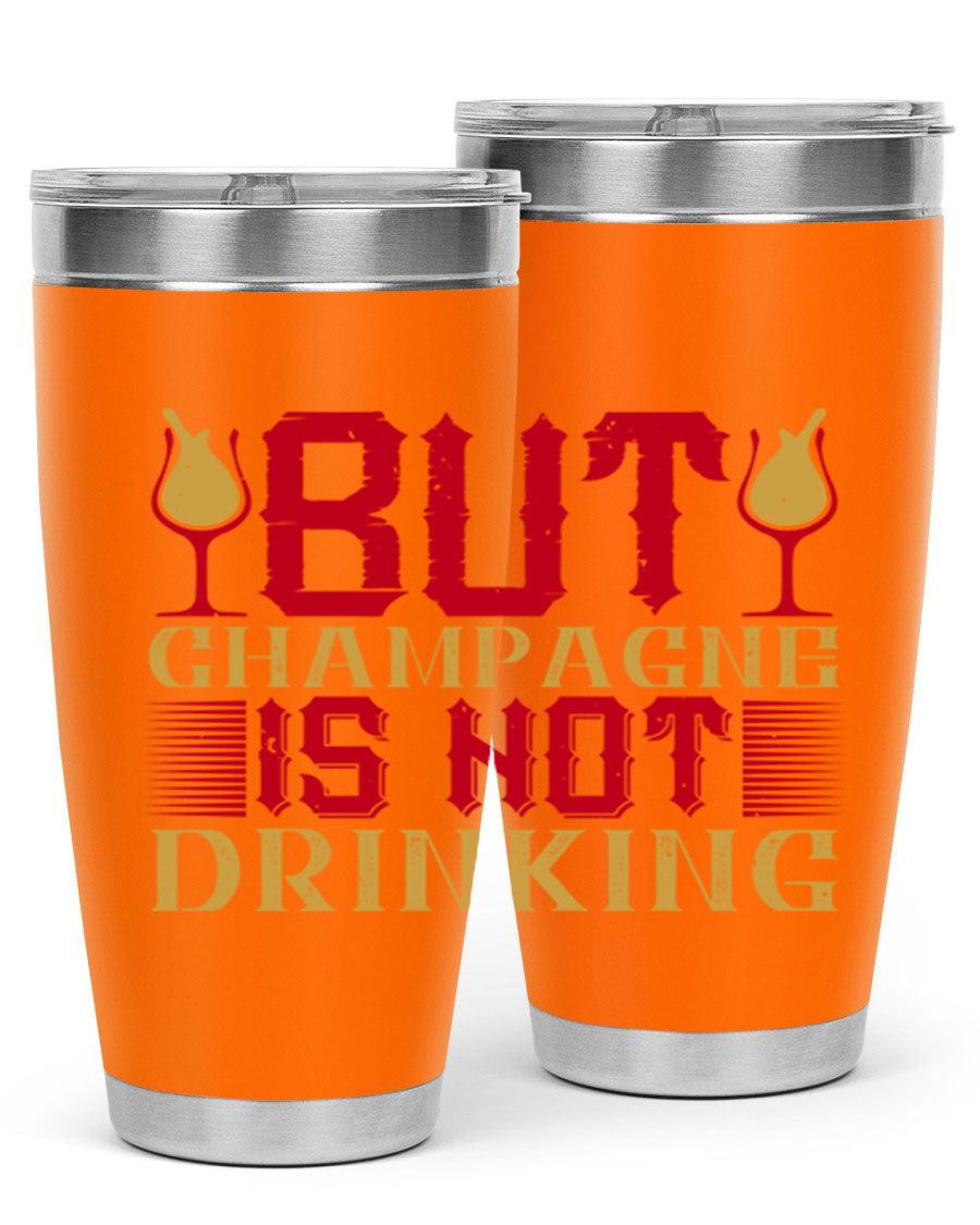 A stylish 20oz stainless steel tumbler with a copper lining, designed to keep drinks hot or cold for hours, featuring a drink-thru lid.