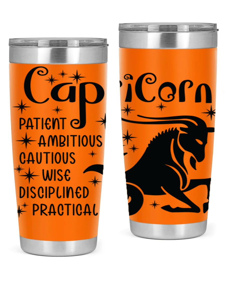 Capricorn 182# 20oz Tumbler featuring double wall vacuum insulation and a stylish design, perfect for hot and cold beverages.