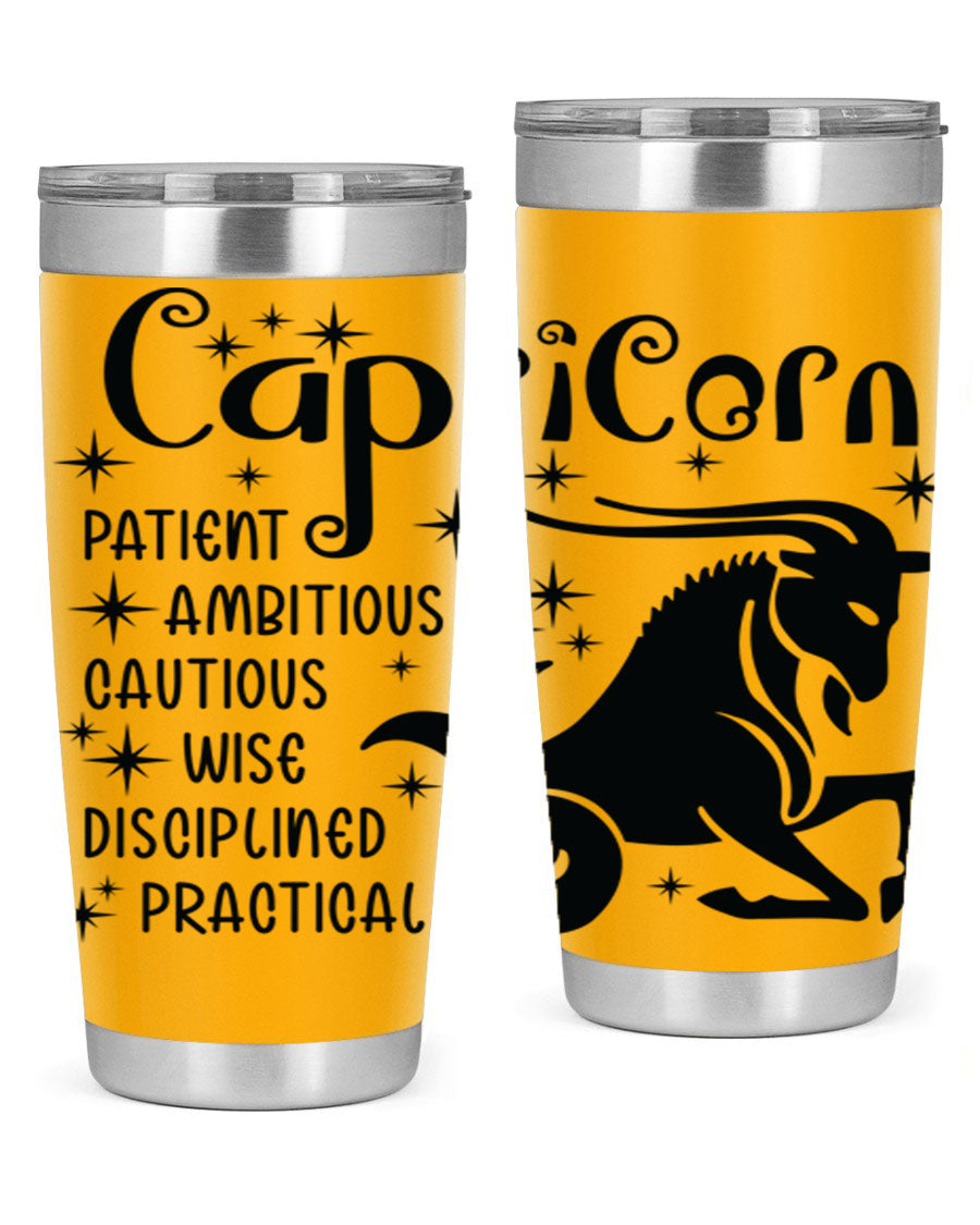 Capricorn 182# 20oz Tumbler featuring double wall vacuum insulation and a stylish design, perfect for hot and cold beverages.