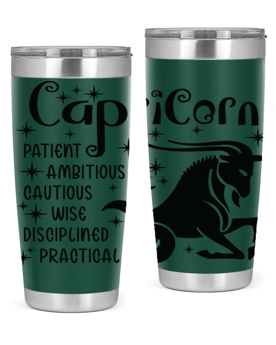 Capricorn 182# 20oz Tumbler featuring double wall vacuum insulation and a stylish design, perfect for hot and cold beverages.