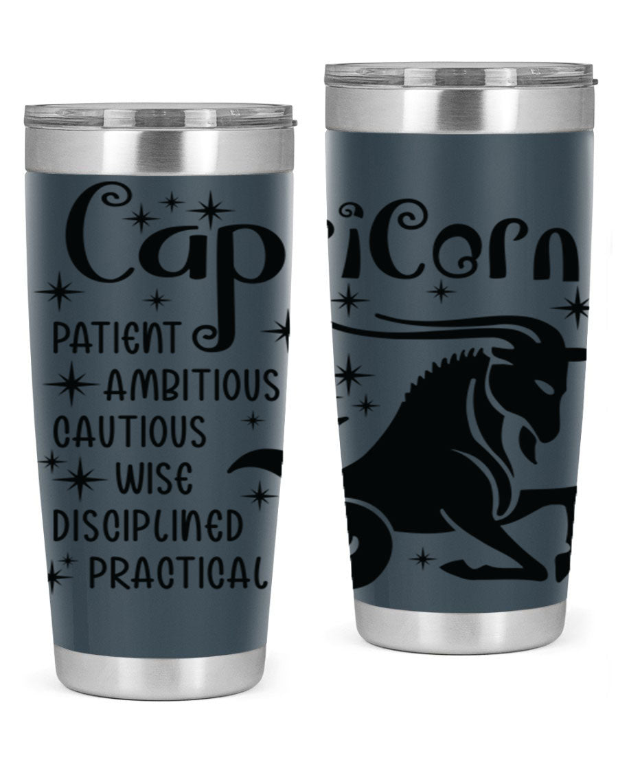 Capricorn 182# 20oz Tumbler featuring double wall vacuum insulation and a stylish design, perfect for hot and cold beverages.