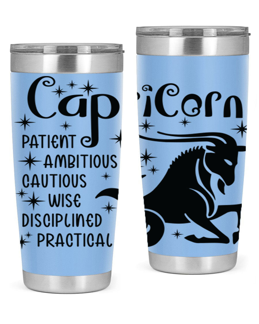 Capricorn 182# 20oz Tumbler featuring double wall vacuum insulation and a stylish design, perfect for hot and cold beverages.