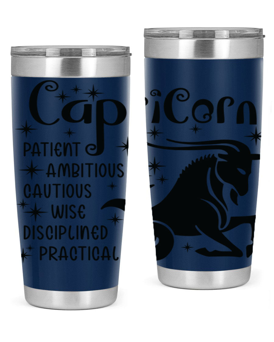 Capricorn 182# 20oz Tumbler featuring double wall vacuum insulation and a stylish design, perfect for hot and cold beverages.