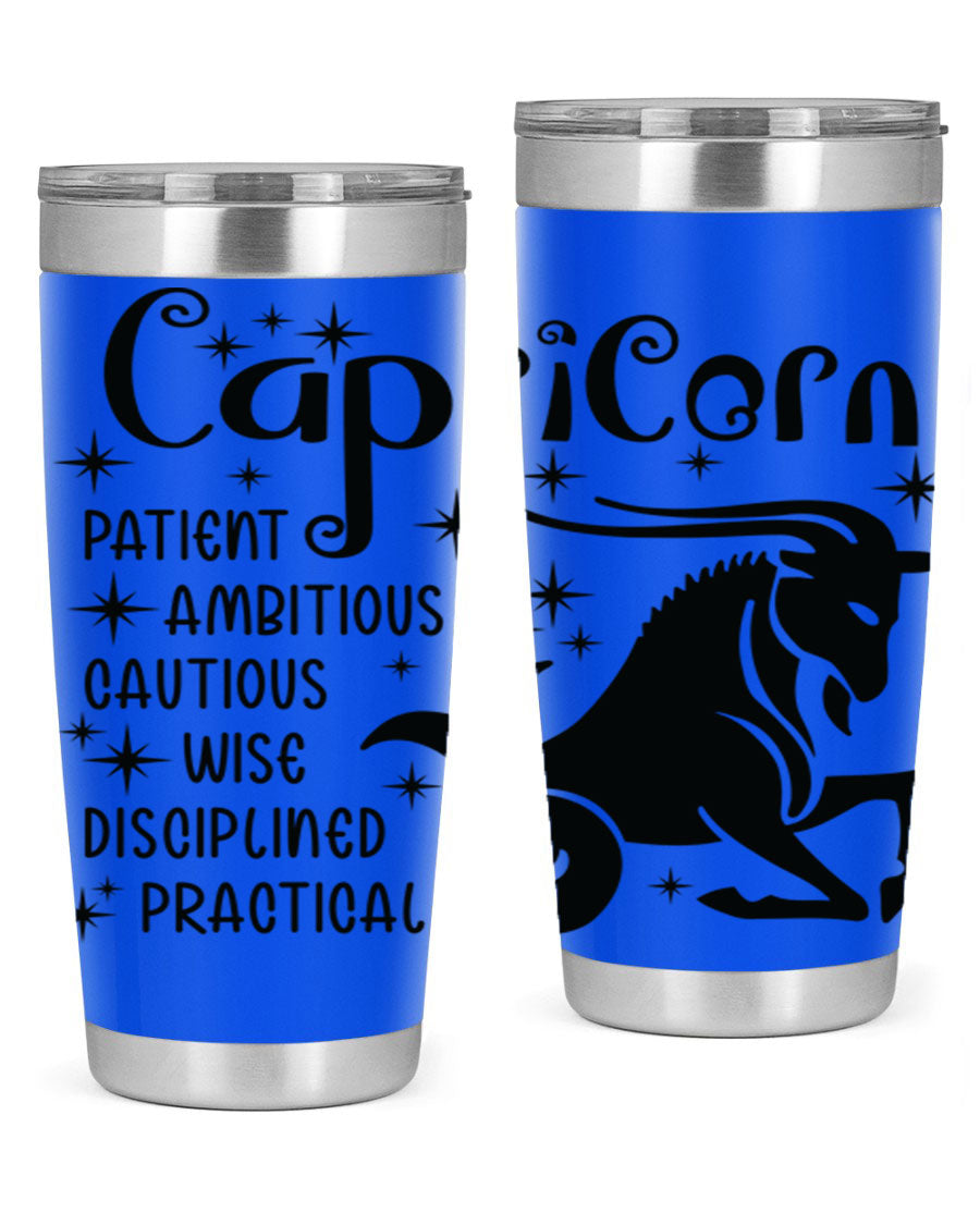 Capricorn 182# 20oz Tumbler featuring double wall vacuum insulation and a stylish design, perfect for hot and cold beverages.