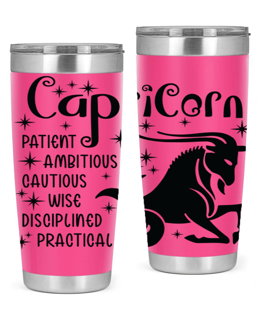 Capricorn 182# 20oz Tumbler featuring double wall vacuum insulation and a stylish design, perfect for hot and cold beverages.