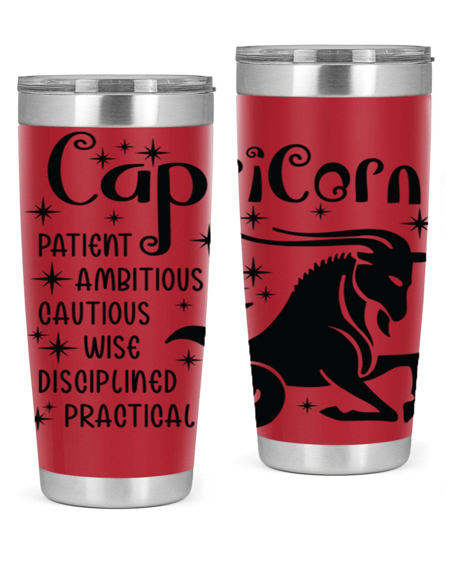 Capricorn 182# 20oz Tumbler featuring double wall vacuum insulation and a stylish design, perfect for hot and cold beverages.