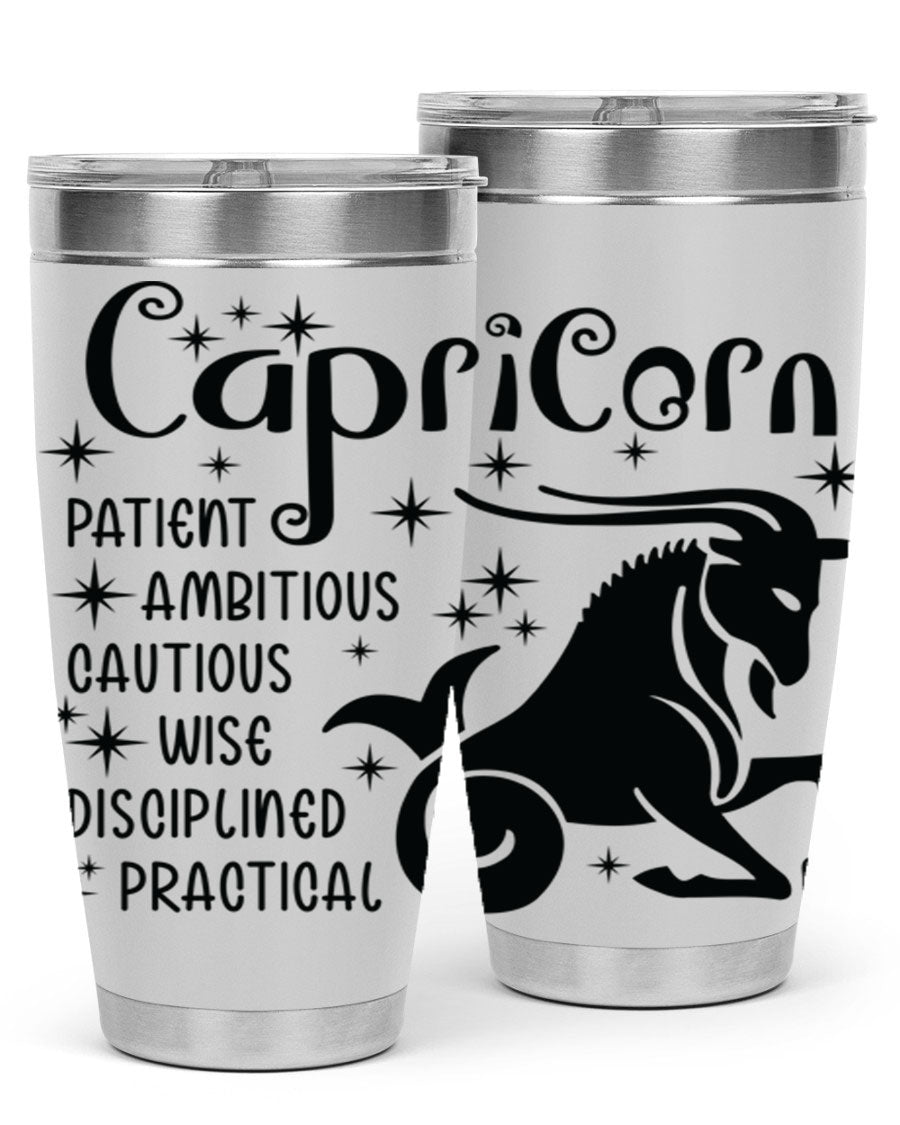 Capricorn 182# 20oz Tumbler featuring double wall vacuum insulation and a stylish design, perfect for hot and cold beverages.