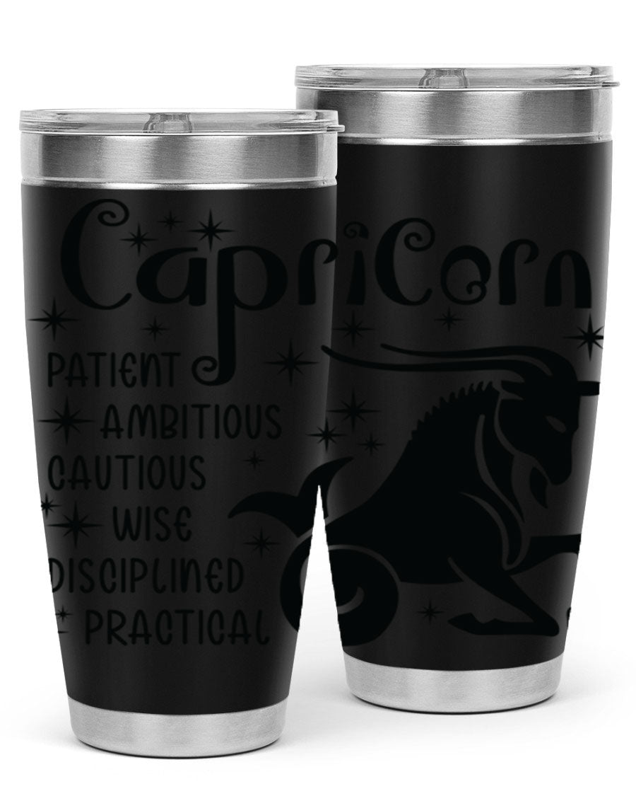 Capricorn 182# 20oz Tumbler featuring double wall vacuum insulation and a stylish design, perfect for hot and cold beverages.