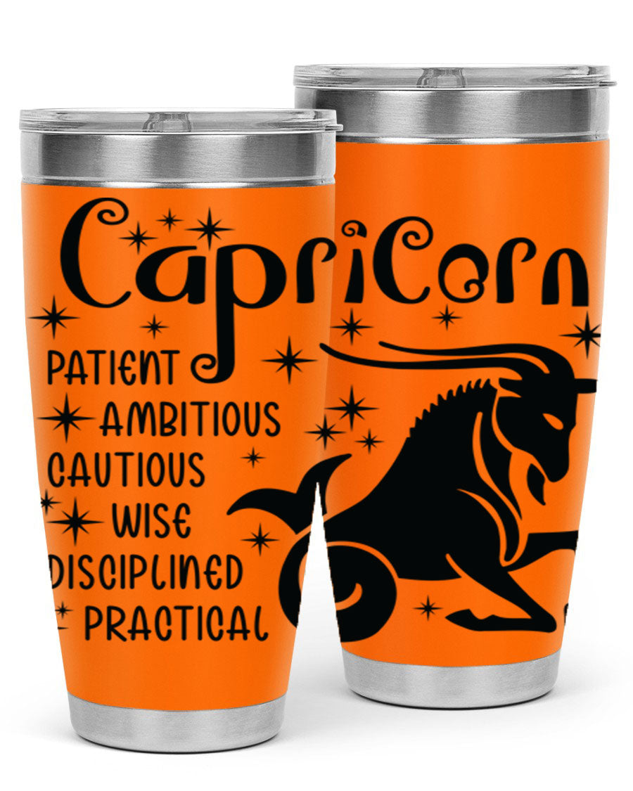 Capricorn 182# 20oz Tumbler featuring double wall vacuum insulation and a stylish design, perfect for hot and cold beverages.