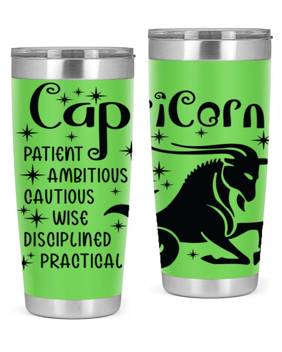 Capricorn 182# 20oz Tumbler featuring double wall vacuum insulation and a stylish design, perfect for hot and cold beverages.