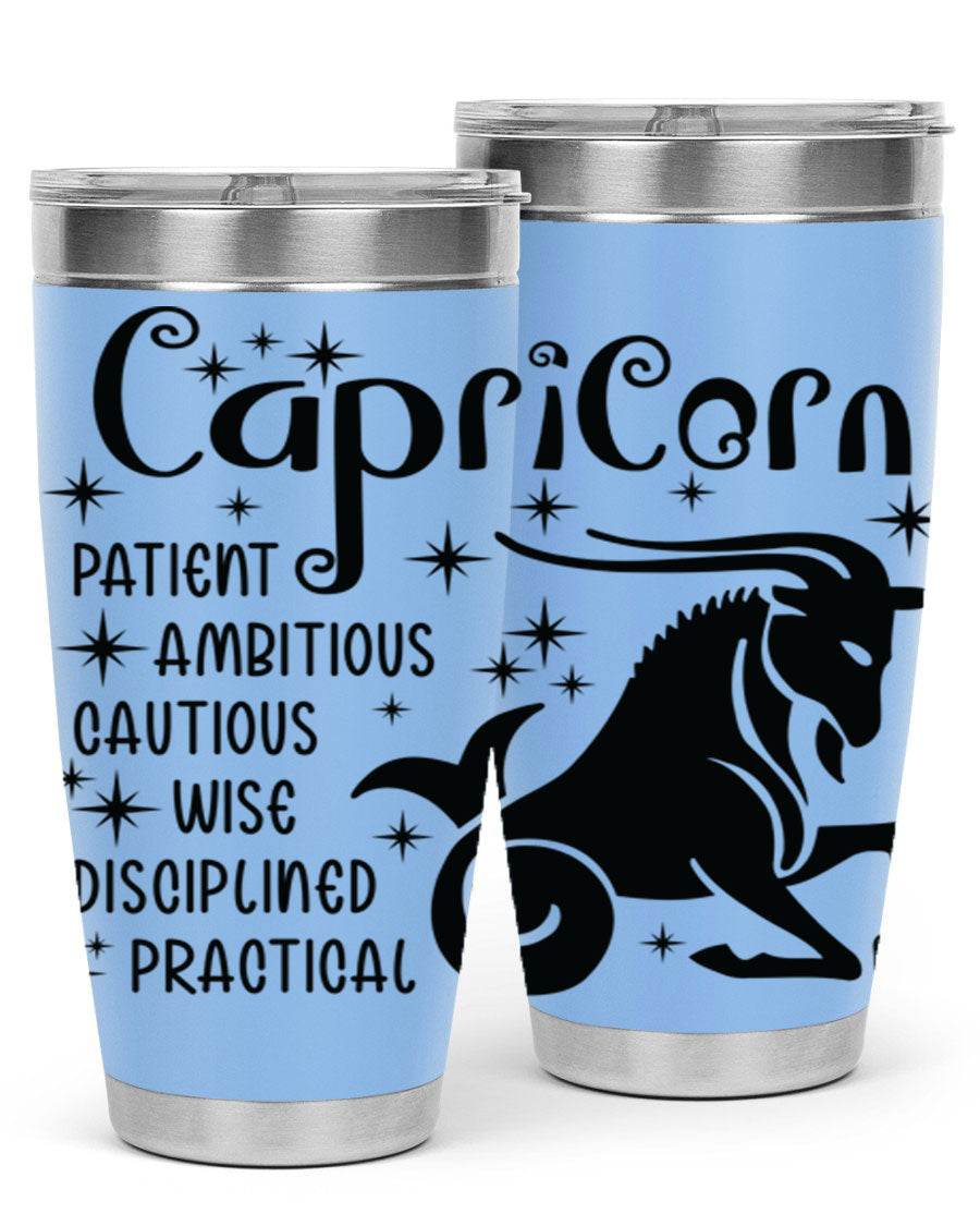 Capricorn 182# 20oz Tumbler featuring double wall vacuum insulation and a stylish design, perfect for hot and cold beverages.