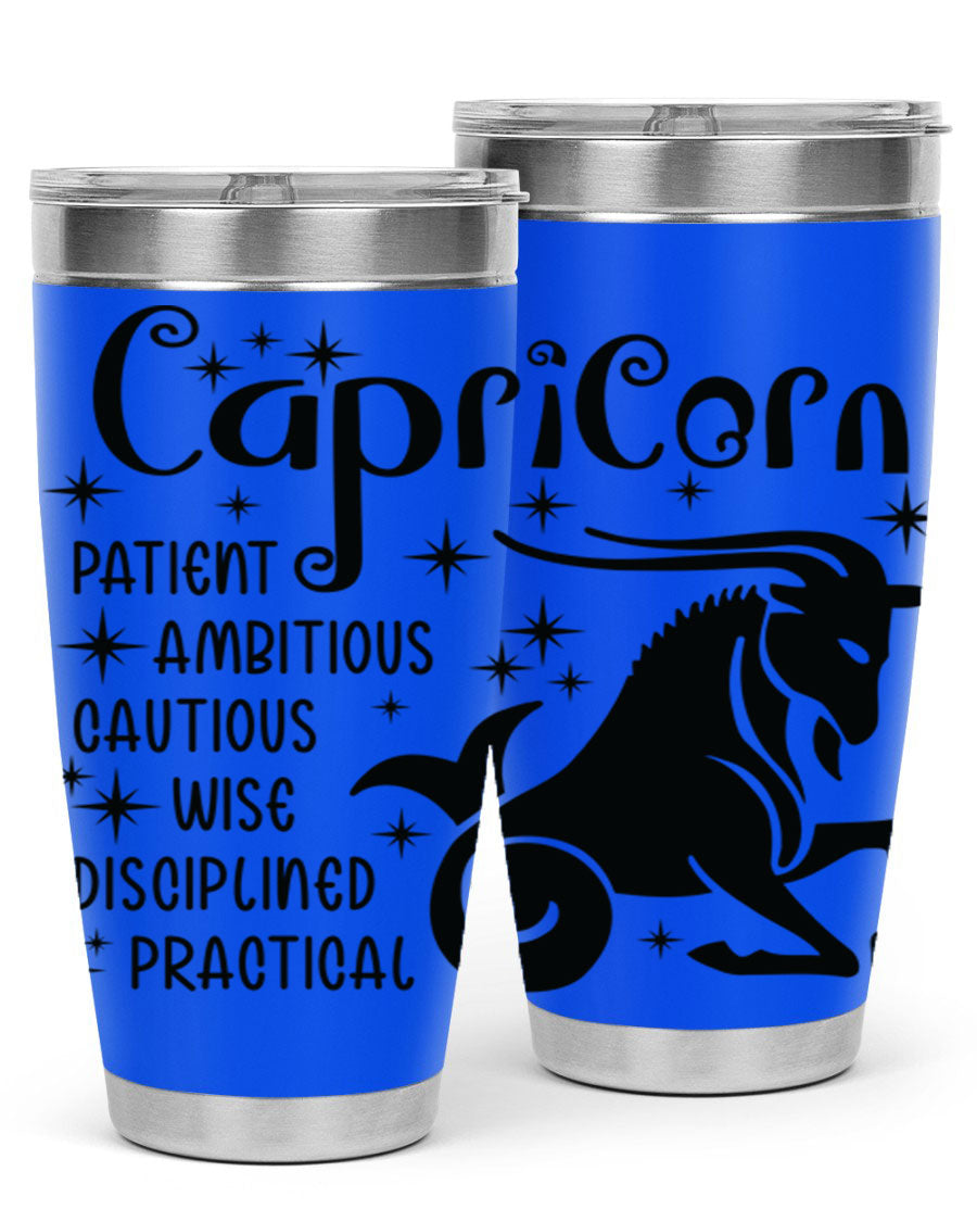 Capricorn 182# 20oz Tumbler featuring double wall vacuum insulation and a stylish design, perfect for hot and cold beverages.