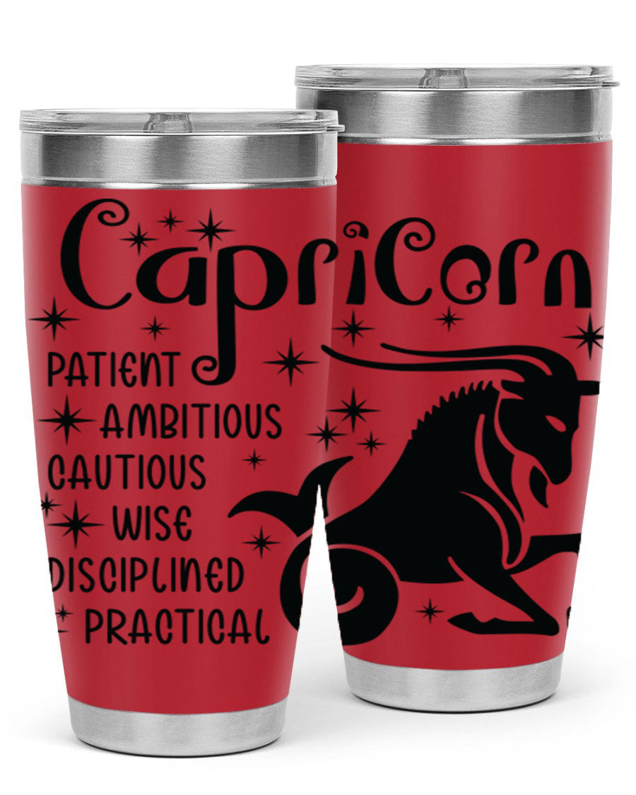 Capricorn 182# 20oz Tumbler featuring double wall vacuum insulation and a stylish design, perfect for hot and cold beverages.