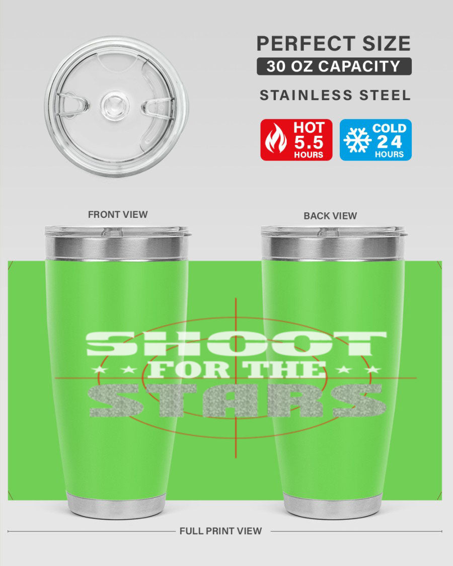 Captain Nurse Transparent PNG Style 288# 20oz tumbler made of stainless steel with a vibrant design, perfect for keeping drinks hot or cold.