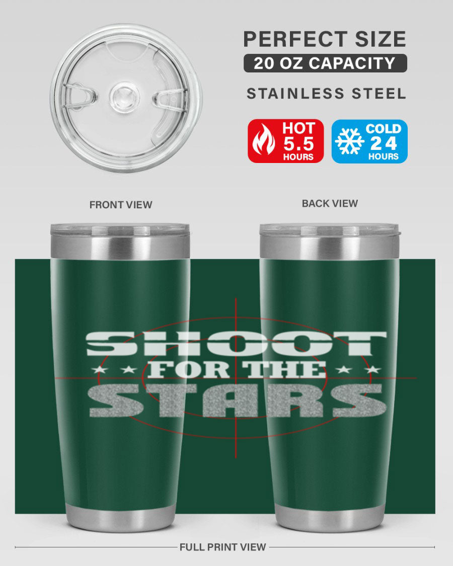 Captain Nurse Transparent PNG Style 288# 20oz tumbler made of stainless steel with a vibrant design, perfect for keeping drinks hot or cold.