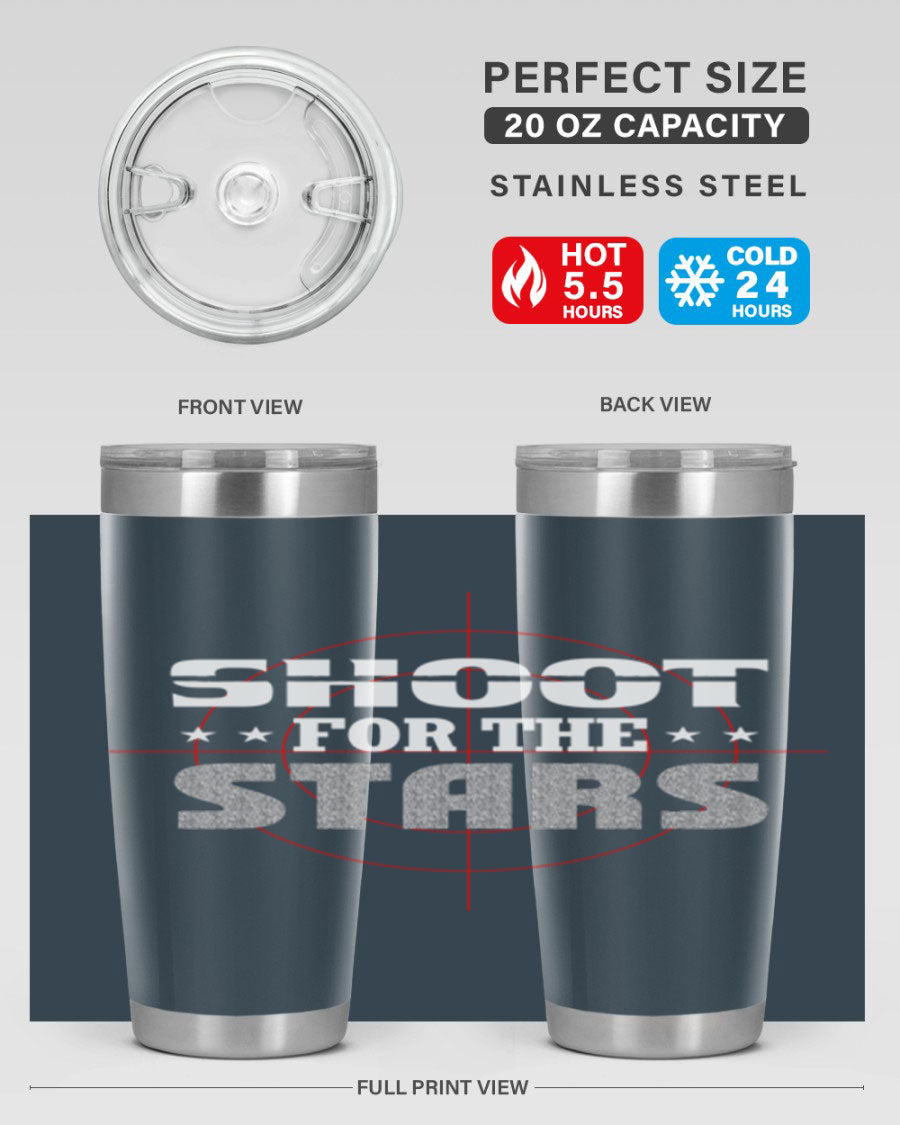 Captain Nurse Transparent PNG Style 288# 20oz tumbler made of stainless steel with a vibrant design, perfect for keeping drinks hot or cold.