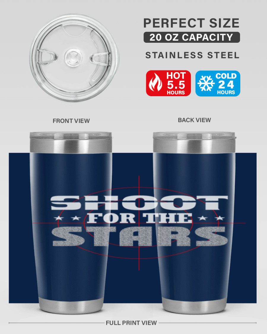 Captain Nurse Transparent PNG Style 288# 20oz tumbler made of stainless steel with a vibrant design, perfect for keeping drinks hot or cold.