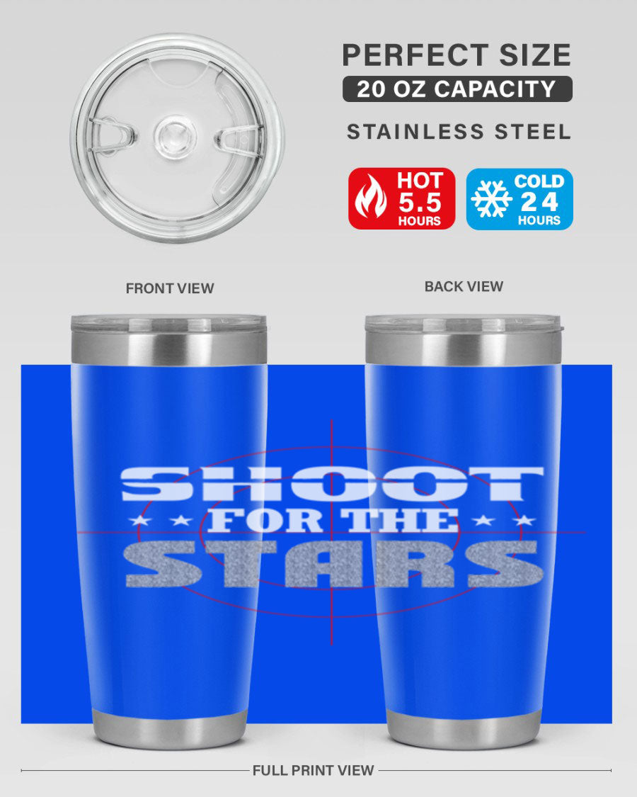 Captain Nurse Transparent PNG Style 288# 20oz tumbler made of stainless steel with a vibrant design, perfect for keeping drinks hot or cold.