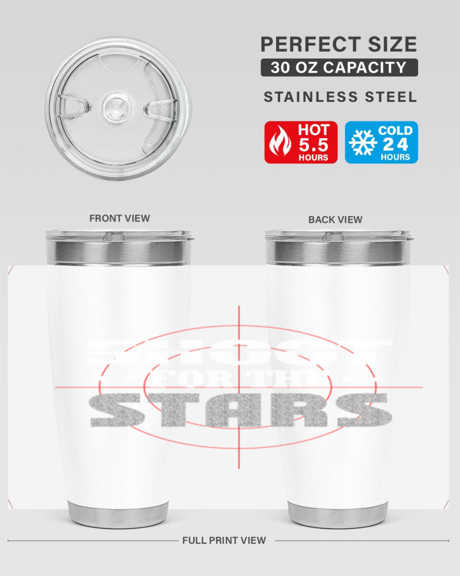 Captain Nurse Transparent PNG Style 288# 20oz tumbler made of stainless steel with a vibrant design, perfect for keeping drinks hot or cold.