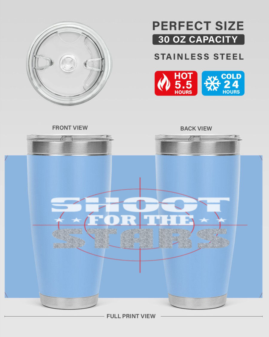 Captain Nurse Transparent PNG Style 288# 20oz tumbler made of stainless steel with a vibrant design, perfect for keeping drinks hot or cold.