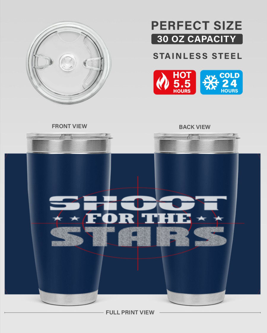 Captain Nurse Transparent PNG Style 288# 20oz tumbler made of stainless steel with a vibrant design, perfect for keeping drinks hot or cold.