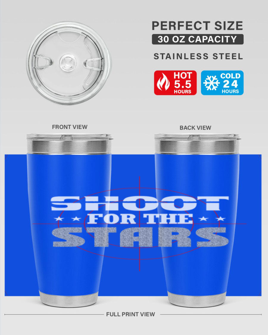 Captain Nurse Transparent PNG Style 288# 20oz tumbler made of stainless steel with a vibrant design, perfect for keeping drinks hot or cold.