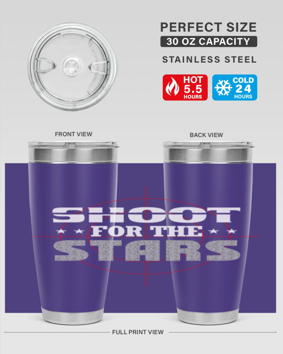 Captain Nurse Transparent PNG Style 288# 20oz tumbler made of stainless steel with a vibrant design, perfect for keeping drinks hot or cold.