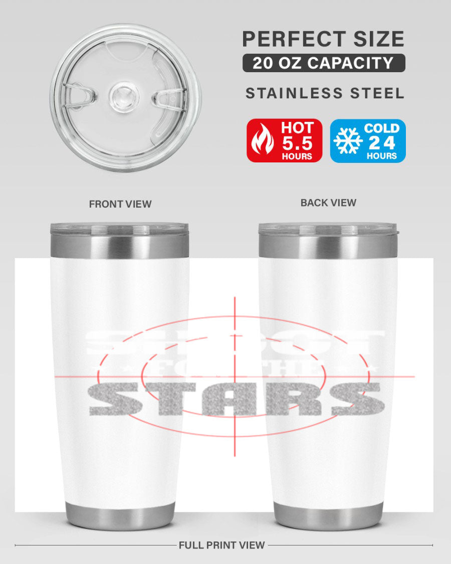 Captain Nurse Transparent PNG Style 288# 20oz tumbler made of stainless steel with a vibrant design, perfect for keeping drinks hot or cold.