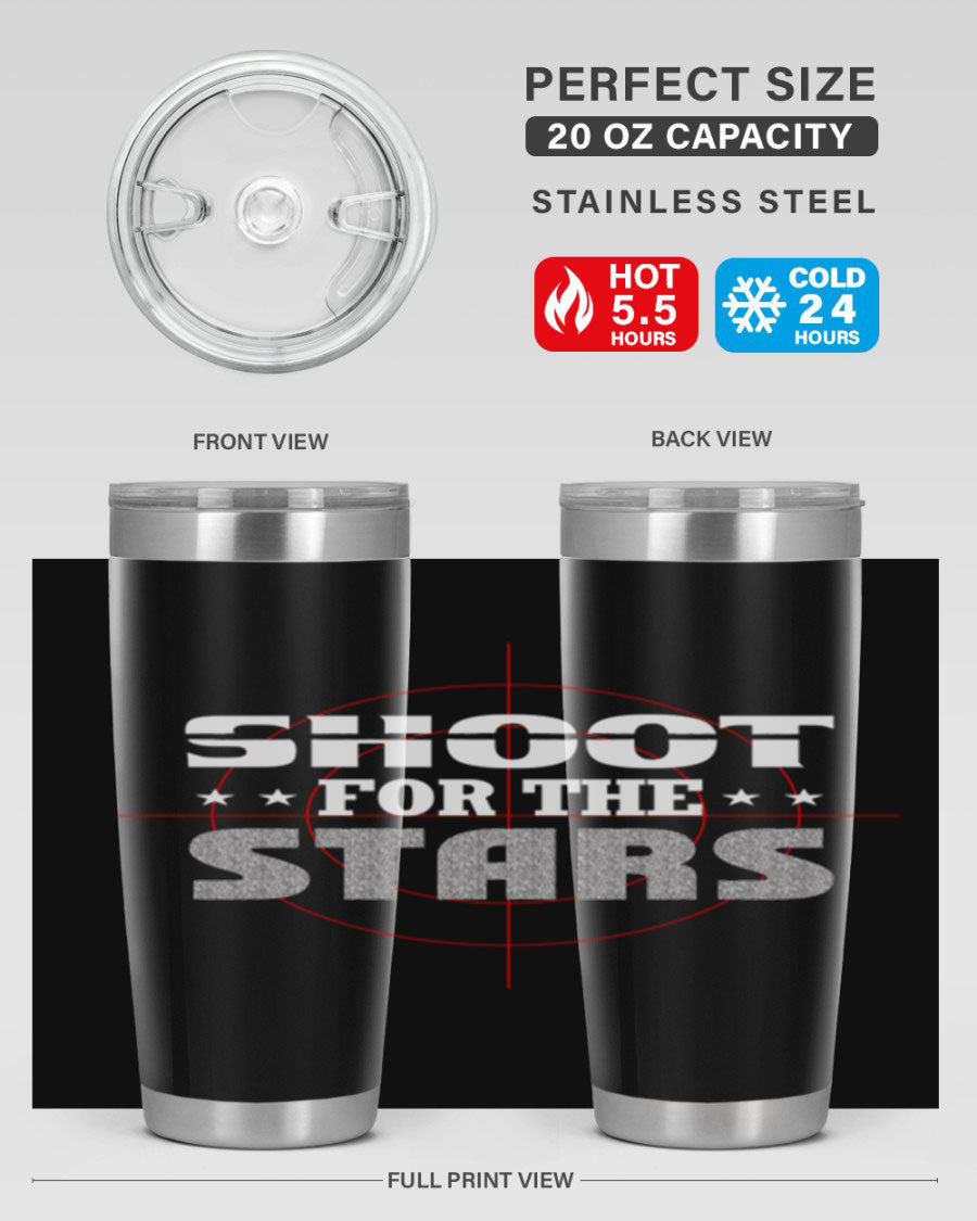Captain Nurse Transparent PNG Style 288# 20oz tumbler made of stainless steel with a vibrant design, perfect for keeping drinks hot or cold.