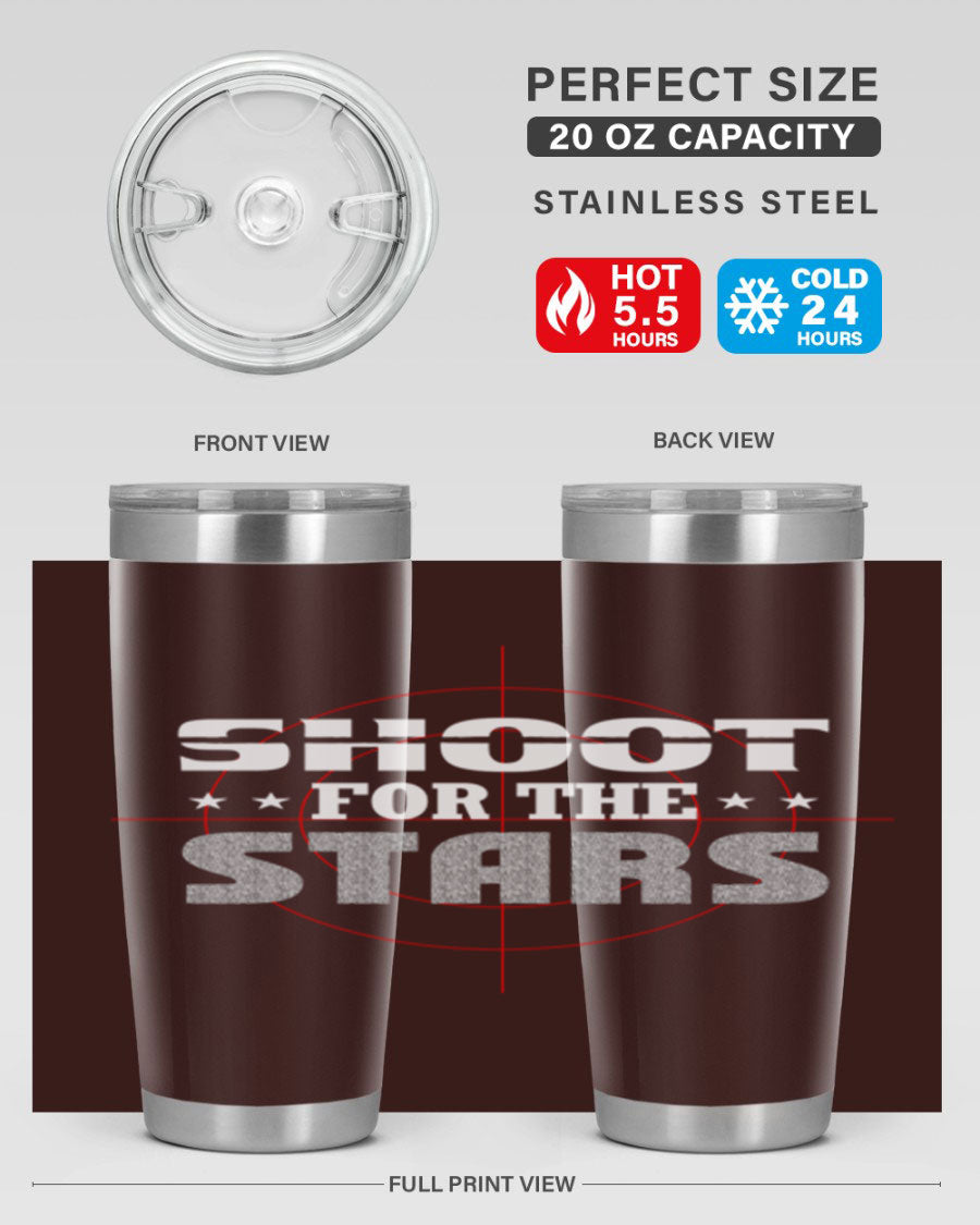 Captain Nurse Transparent PNG Style 288# 20oz tumbler made of stainless steel with a vibrant design, perfect for keeping drinks hot or cold.