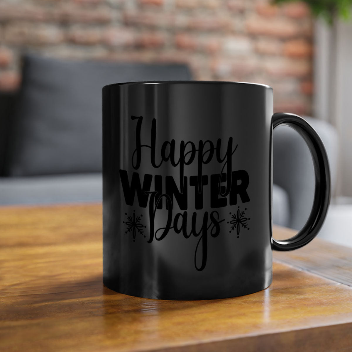 Celebrate the Winter Fun 40# Mug featuring a two-tone design with a colored handle and glossy finish, available in multiple colors.