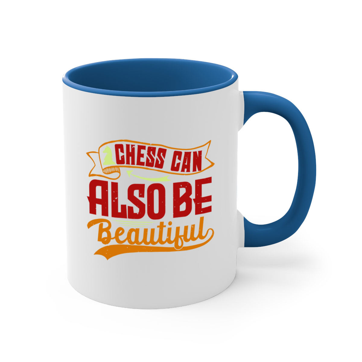 A stylish two-tone ceramic mug featuring a colored handle and glossy finish, perfect for coffee or tea lovers.