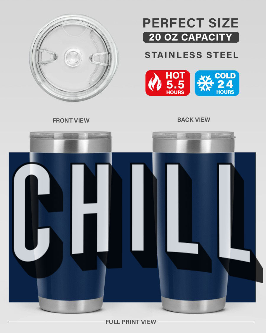 Chill Netflix 186# Cotton Tank featuring stylish black words and phrases, perfect for casual wear and lounging.