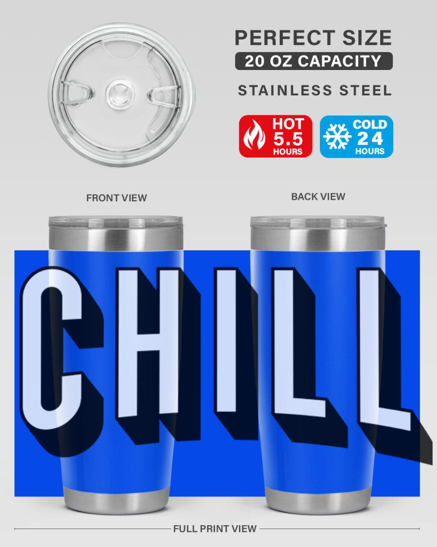 Chill Netflix 186# Cotton Tank featuring stylish black words and phrases, perfect for casual wear and lounging.