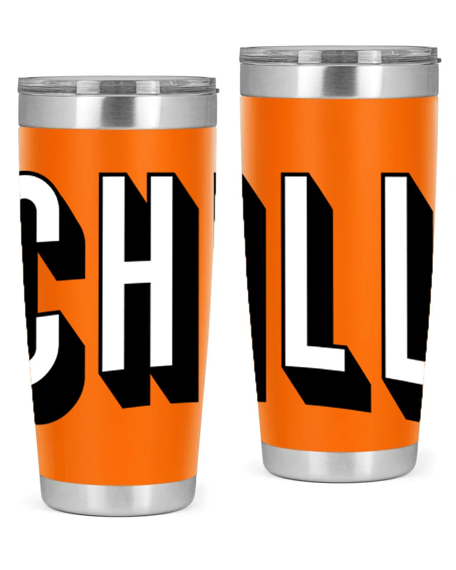 Chill Netflix 186# Cotton Tank featuring stylish black words and phrases, perfect for casual wear and lounging.