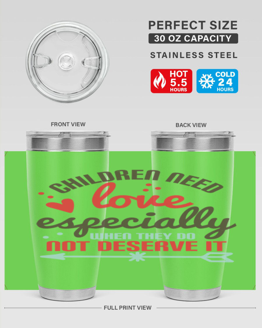 A stylish 20oz stainless steel tumbler with a unique message, perfect for hot and cold beverages.
