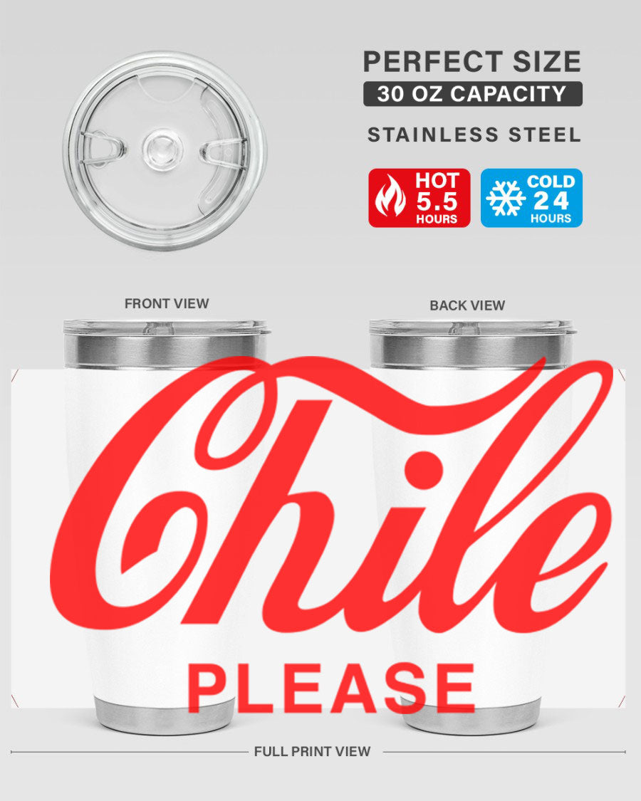 Chile Please 187# Cotton Tank featuring stylish black words and phrases on a soft cotton fabric.