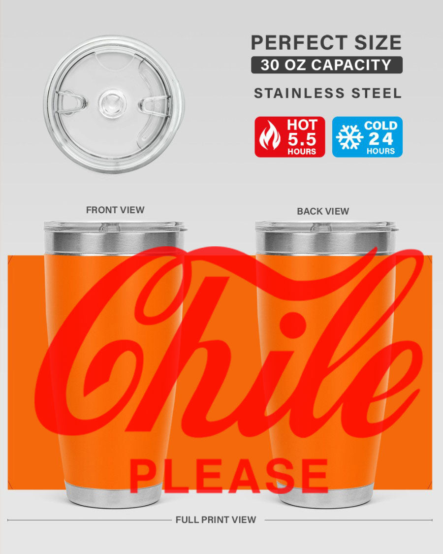 Chile Please 187# Cotton Tank featuring stylish black words and phrases on a soft cotton fabric.