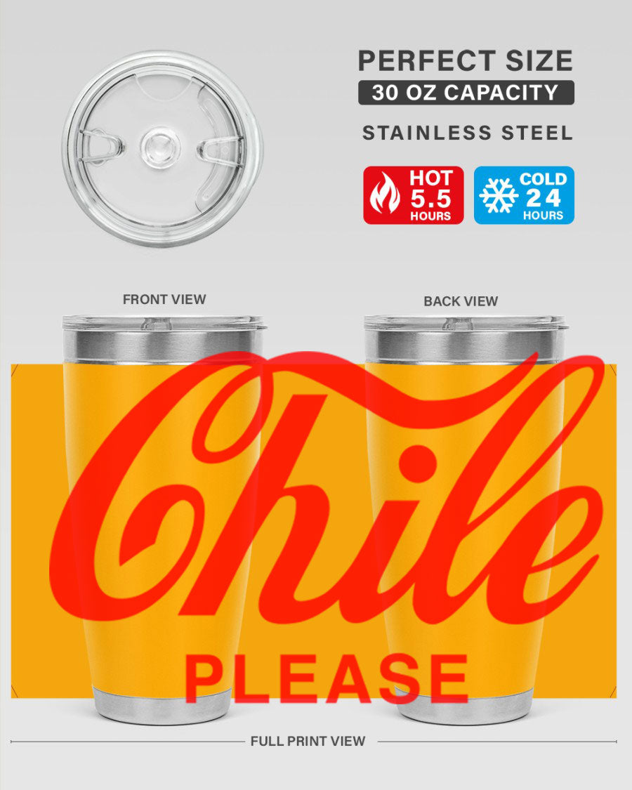 Chile Please 187# Cotton Tank featuring stylish black words and phrases on a soft cotton fabric.