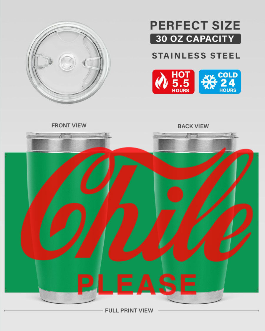 Chile Please 187# Cotton Tank featuring stylish black words and phrases on a soft cotton fabric.