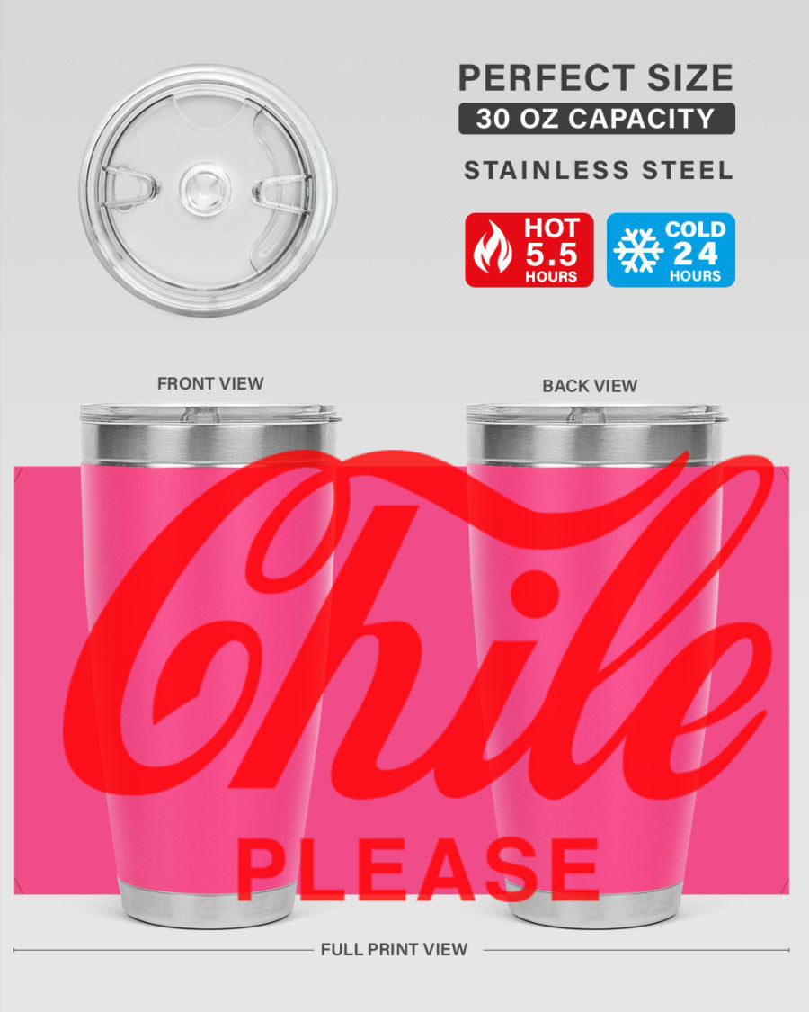 Chile Please 187# Cotton Tank featuring stylish black words and phrases on a soft cotton fabric.