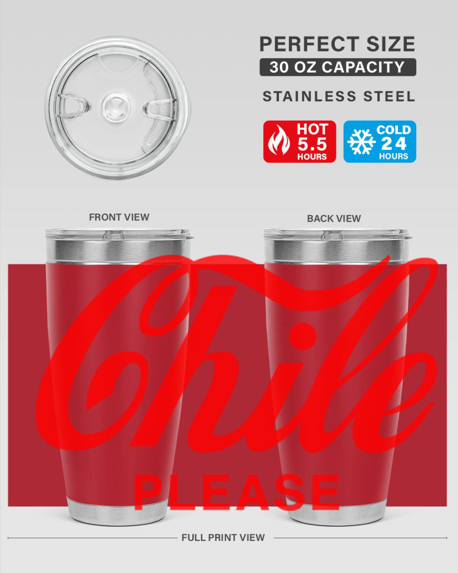 Chile Please 187# Cotton Tank featuring stylish black words and phrases on a soft cotton fabric.