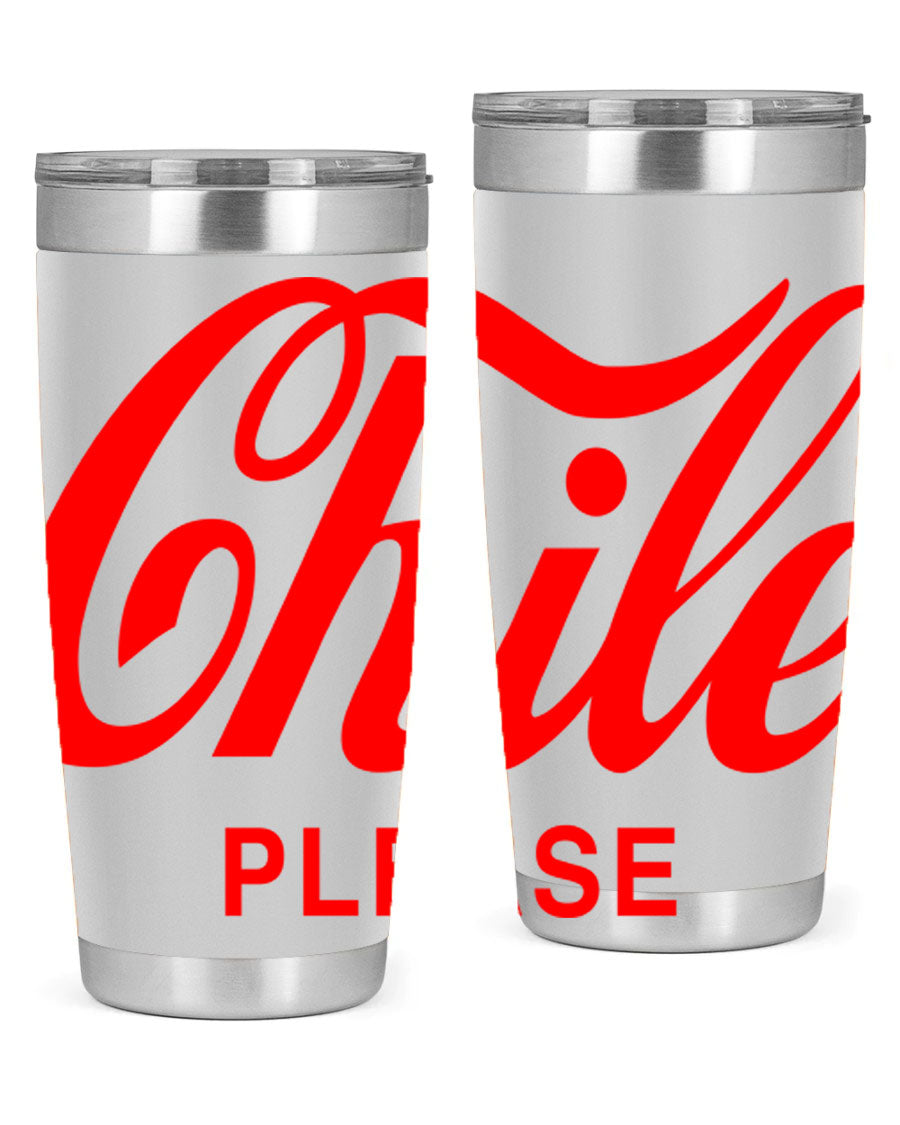 Chile Please 187# Cotton Tank featuring stylish black words and phrases on a soft cotton fabric.