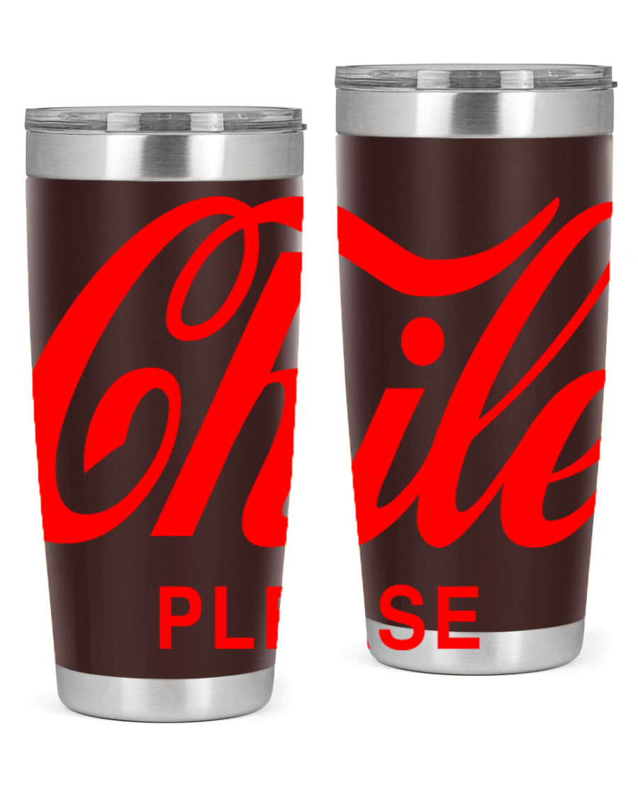 Chile Please 187# Cotton Tank featuring stylish black words and phrases on a soft cotton fabric.