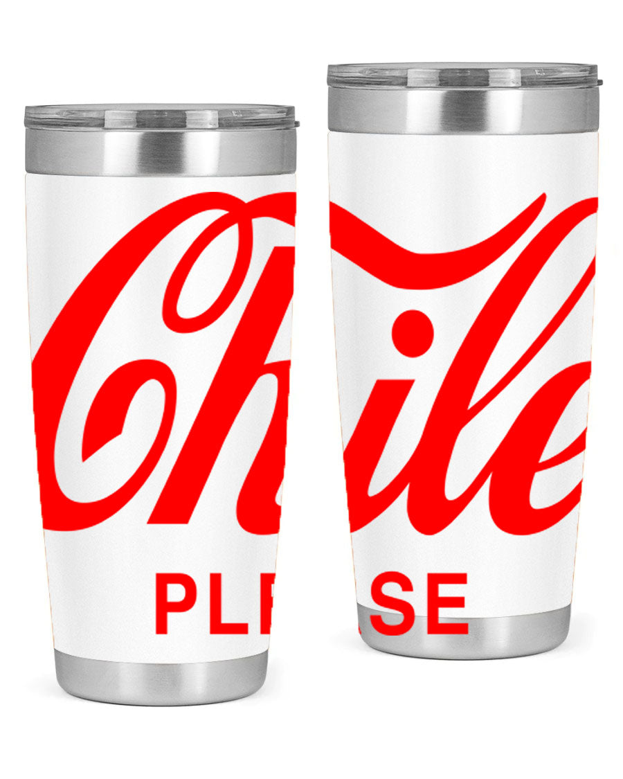 Chile Please 187# Cotton Tank featuring stylish black words and phrases on a soft cotton fabric.