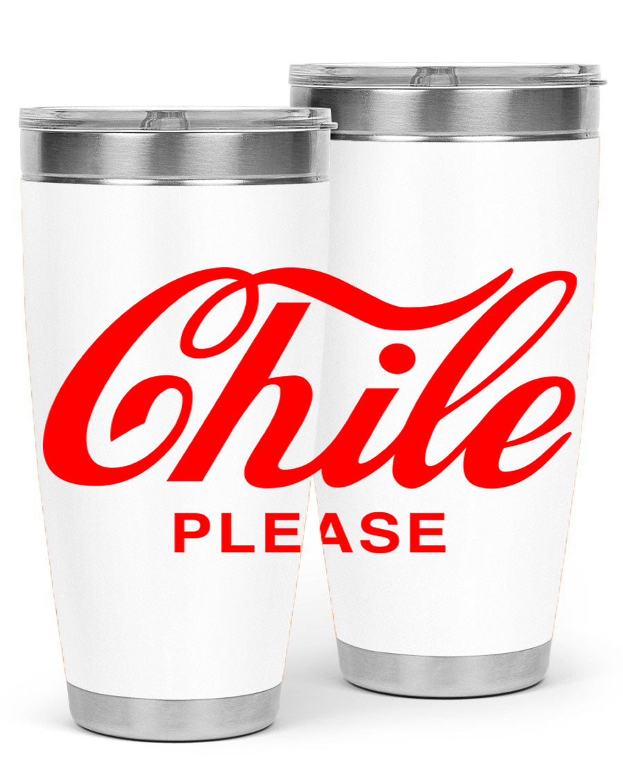 Chile Please 187# Cotton Tank featuring stylish black words and phrases on a soft cotton fabric.